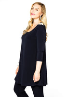 Tunic wide bot shoulder DOLCE - blue - #1