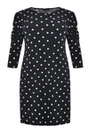 Dress drape sleeve DOTS - blue - #4