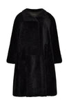 Coat astrakhan - black - #4