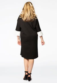 Dress wide INTERLOCK - black - #3