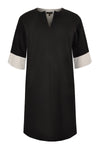 Dress wide INTERLOCK - black - #4