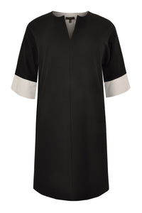 Dress wide INTERLOCK - black - #4