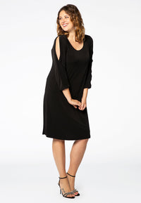 Dress slit sleeve DOLCE - black - #2