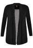 Cardi-blouse PIED DE POULE - black - #4