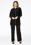 Blouse flare strass trim DOLCE - black - #2