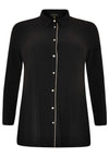 Blouse flare strass trim DOLCE - black - #4
