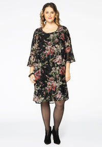 Dress FLOWER FLOCK - black - #2