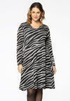 Dress lurex ZEBRA - black - #1