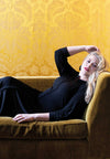 Blouse-dress buttoned DOLCE - black - #2