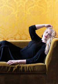 Blouse-dress buttoned DOLCE - black - #2