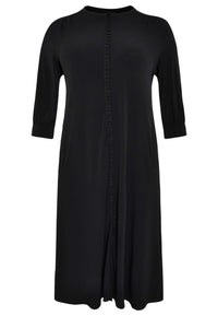 Blouse-dress buttoned DOLCE - black - #1