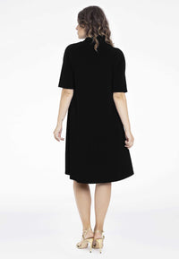 Blouse-Dress strass trim DOLCE - black - #3
