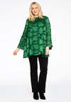 Tunic turtle neck DÉVORÉ - green - #2