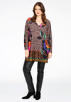 Tunic wide V-neck ALEXYS - multi - #1