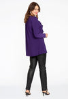 Tunic flare ruffled V-neck DOLCE - purple - #3