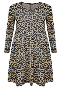 Dress LUREX LEOPARD - black - #4