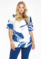 Shirt A-line VIVIAN - blue - #1