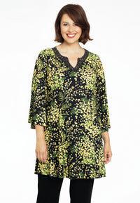 Tunic wide bottom strass MIMOSA - black - #1