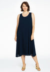 Dress sleeveless VOILE - blue