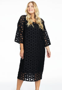 Dress wide CIRCLE - black - #1