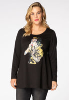 Tunic Snowwhite flare - black  - #1