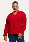 Tunic frill DOLCE - red