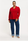 Tunic frill DOLCE - red