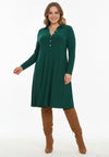 Dress collar DOLCE - dark green