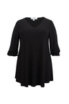 Tunic wide bottom UNI DOLCE - black - #5