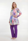 Trousers long uni dolce - purple