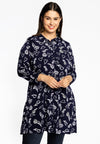 Blouse TULIP/HEART - blue - #1