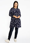 Blouse TULIP/HEART - blue - #2