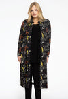 Blouse midi FLORA - black