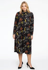 Blouse midi FLORA - black