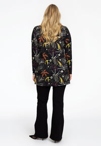 Tunic flare FLORA - black - #3