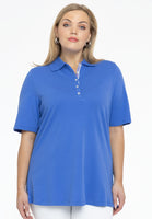 Polo shirt flare - indigo - #1