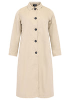 Raincoat basic long - brown - #3