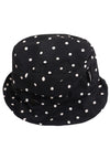 Rain hat DOTS - black - #1