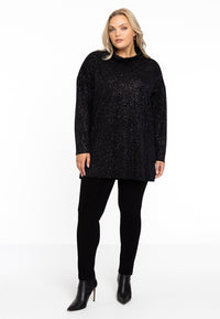 Pullover high neck GLAM - black - #2