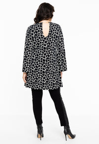 Tunic wide bottom chain GIRAFFE - black - #3