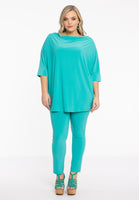 Shirt kimono sleeve DOLCE - turquoise - #2