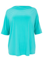 Shirt kimono sleeve DOLCE - turquoise - #4