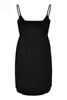 Slip dress spaghetti straps - black - #2