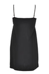 Slip dress spaghetti straps - black - #2