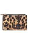 Card holder Leopard - brown