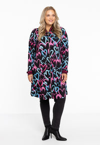 Bomber long HEARTS - black - #2