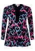 Tunic flare HEARTS - black  - #4