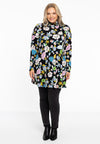 Shirt wide bottom FLOWERPOWER - black - #2