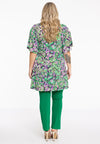 Tunic triangle neck TIFFANY - green - #3