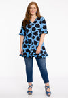 Tunic flare ruffle ROSA NERA - light blue - #2